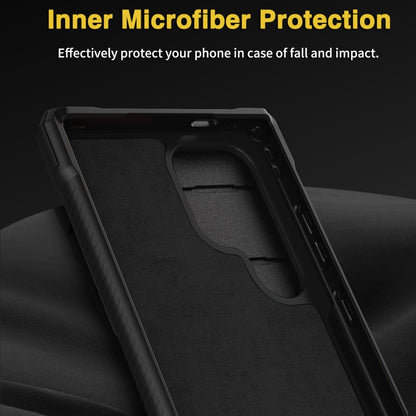 For Samsung Galaxy S24 Ultra 5G Full Coverage Phone Case with Holder / Card Slot(Black) - Galaxy S24 Ultra 5G Cases by PMC Jewellery | Online Shopping South Africa | PMC Jewellery | Buy Now Pay Later Mobicred