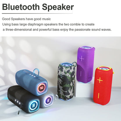 T&G TG654 Portable 3D Stereo Subwoofer Wireless Bluetooth Speaker(Blue) - Desktop Speaker by T&G | Online Shopping South Africa | PMC Jewellery | Buy Now Pay Later Mobicred