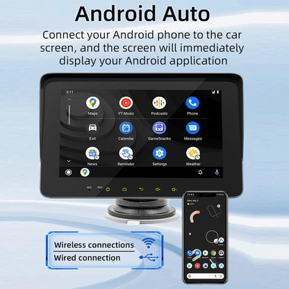 B5310 7 inch Portable Car MP5 Player Support CarPlay / Android Auto(Black) - Car MP3 & MP4 & MP5 by PMC Jewellery | Online Shopping South Africa | PMC Jewellery | Buy Now Pay Later Mobicred