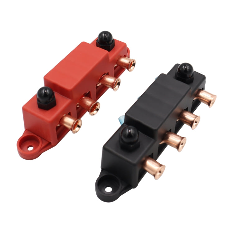 CP-4018 M10+M8 Power Distribution Block Terminal Studs Set with Terminals(Black + Red) - Booster Cable & Clip by PMC Jewellery | Online Shopping South Africa | PMC Jewellery | Buy Now Pay Later Mobicred