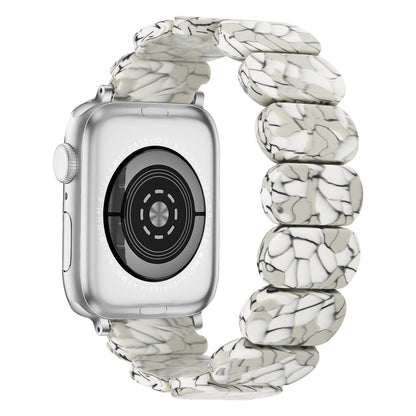 For Apple Watch Series 6 44mm Stretch Rope Resin Watch Band(Earth Cracks) - Watch Bands by PMC Jewellery | Online Shopping South Africa | PMC Jewellery