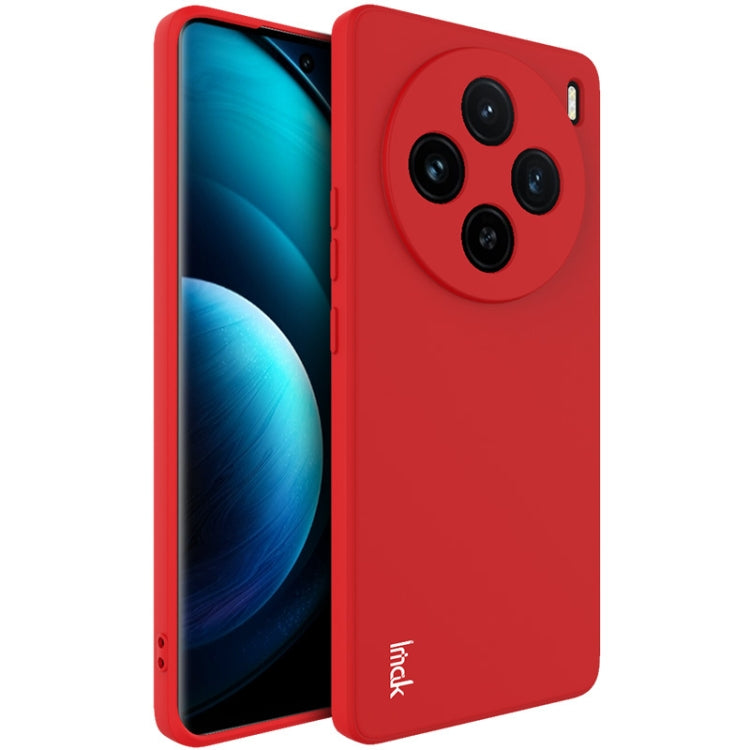 For vivo X100 5G imak UC-4 Series Straight Edge TPU Phone Case(Red) - X100 Cases by imak | Online Shopping South Africa | PMC Jewellery | Buy Now Pay Later Mobicred