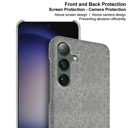 For Samsung Galaxy S24+ 5G imak Ruiyi Series Cloth Texture PU + PC Phone Case(Dark Grey) - Galaxy S24+ 5G Cases by imak | Online Shopping South Africa | PMC Jewellery | Buy Now Pay Later Mobicred