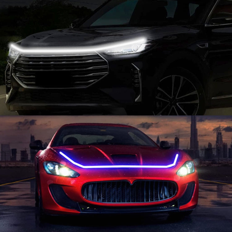 Car Startup Scan Through Hood LED Daytime Running Atmosphere Light, Length:1.5m(Ice Blue Light) - Running Lights by PMC Jewellery | Online Shopping South Africa | PMC Jewellery | Buy Now Pay Later Mobicred