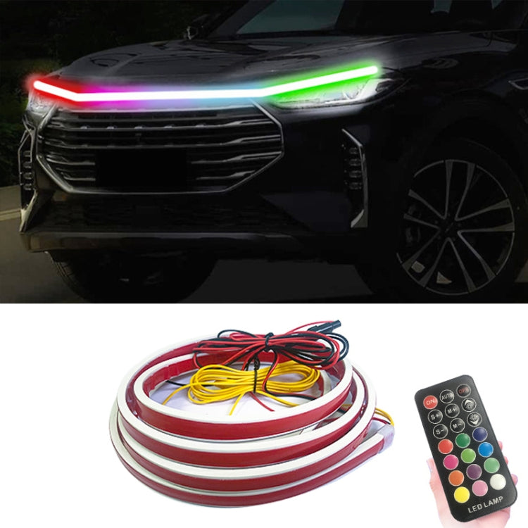 Car Startup Scan Through Hood LED Daytime Running Atmosphere Light, APP Control, Length:1.5m(Symphony) - Running Lights by PMC Jewellery | Online Shopping South Africa | PMC Jewellery