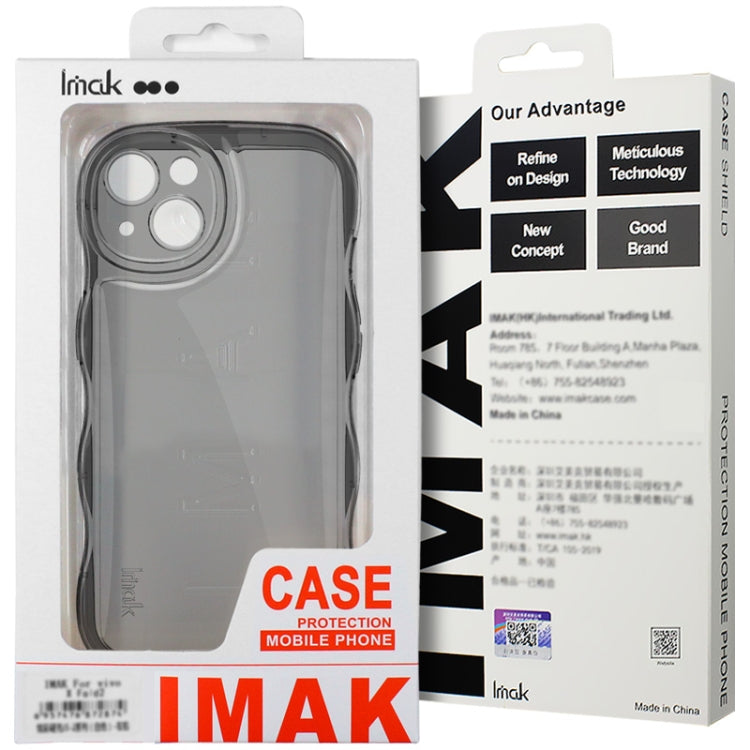 For Xiaomi 14 Pro 5G IMAK Wave Bubble Soft Shockproof Phone Case(Transparent) - 14 Pro Cases by imak | Online Shopping South Africa | PMC Jewellery | Buy Now Pay Later Mobicred