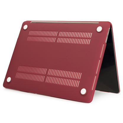 For MacBook Pro 16 inch M3 Max Laptop Matte Style Protective Case(Wine Red) - MacBook Pro Cases by PMC Jewellery | Online Shopping South Africa | PMC Jewellery | Buy Now Pay Later Mobicred