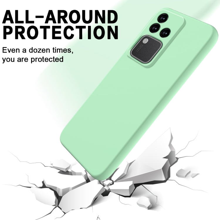 For vivo S18 / S18 Pro / V30 / V30 Pro Solid Color Liquid Silicone Dropproof Full Coverage Protective Case(Green) - S18 Cases by PMC Jewellery | Online Shopping South Africa | PMC Jewellery