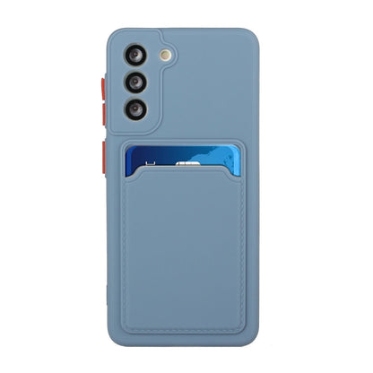 For Samsung Galaxy S24+ / S25+ Card Slot Design Shockproof TPU Phone Case(Grey) - Galaxy S24+ 5G Cases by PMC Jewellery | Online Shopping South Africa | PMC Jewellery | Buy Now Pay Later Mobicred