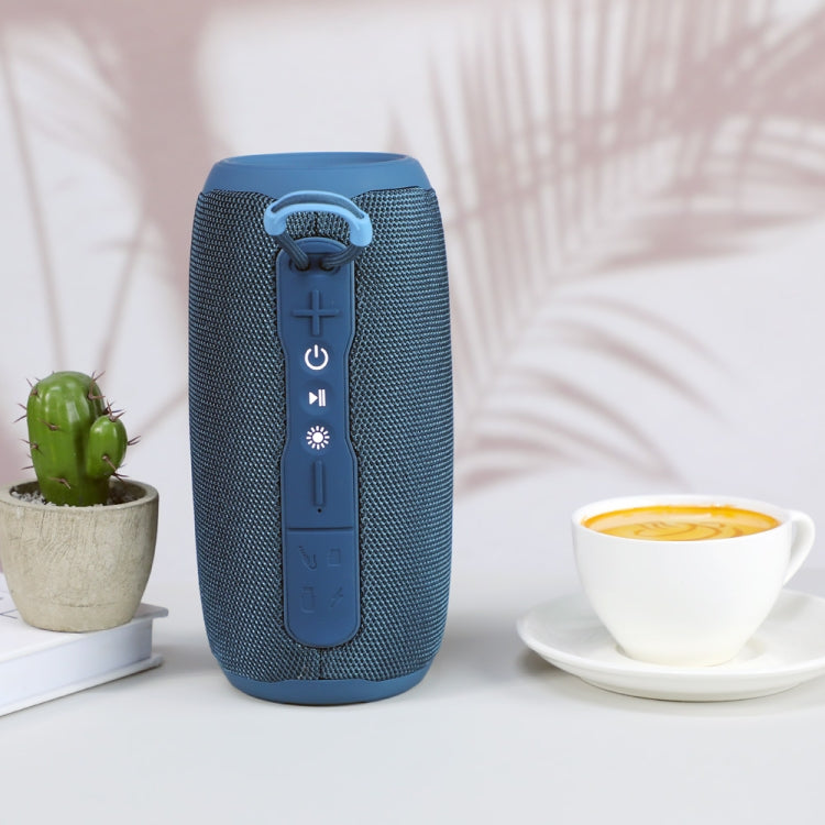 T&G TG663 Portable Colorful LED Wireless Bluetooth Speaker Outdoor Subwoofer(Blue) - Desktop Speaker by T&G | Online Shopping South Africa | PMC Jewellery | Buy Now Pay Later Mobicred