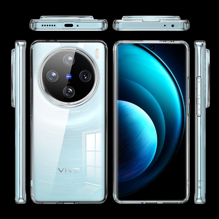 For vivo X100 Armor Clear TPU Hybrid PC Phone Case(Clear) - X100 Cases by PMC Jewellery | Online Shopping South Africa | PMC Jewellery