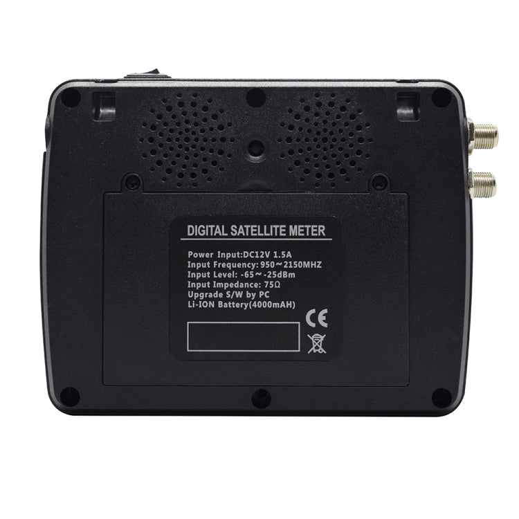 iBRAVEBOX V10 Finder Pro 4.3 inch Display Digital Satellite Meter Signal Finder, Support DVB-S/S2/S2X/T/T2/C, Plug Type:EU Plug(Black) - Satellite Finder by PMC Jewellery | Online Shopping South Africa | PMC Jewellery | Buy Now Pay Later Mobicred