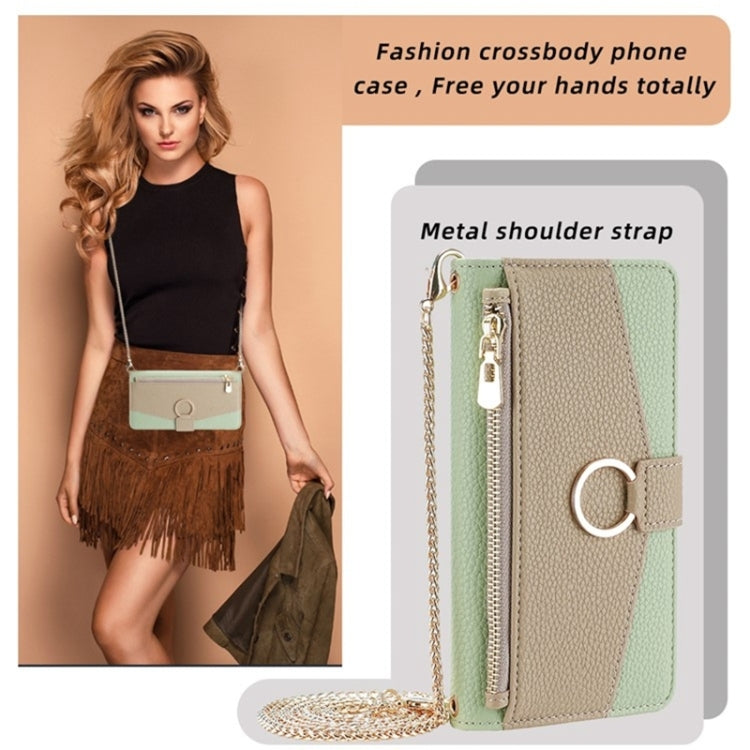 For Blackview Oscal C30 / Oscal C30 Pro Crossbody Litchi Texture Leather Phone Case(Green) - More Brand by PMC Jewellery | Online Shopping South Africa | PMC Jewellery | Buy Now Pay Later Mobicred