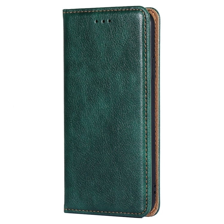 For Motorola Edge 5G 2024 Gloss Oil Solid Color Magnetic Leather Phone Case(Green) - Motorola Cases by PMC Jewellery | Online Shopping South Africa | PMC Jewellery | Buy Now Pay Later Mobicred