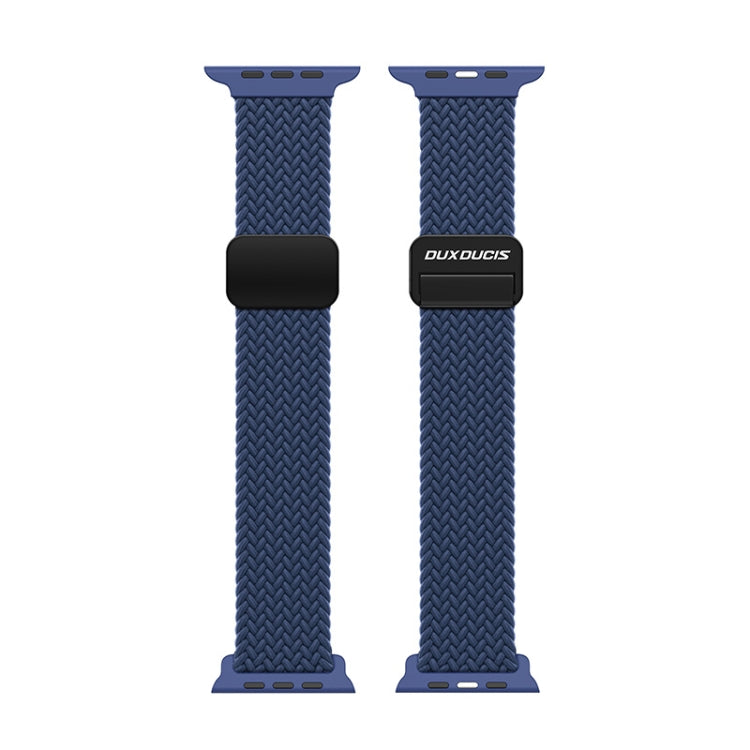 For Apple Watch SE 2023 44mm DUX DUCIS Mixture Pro Series Magnetic Buckle Nylon Braid Watch Band(Rainbow) - Watch Bands by DUX DUCIS | Online Shopping South Africa | PMC Jewellery | Buy Now Pay Later Mobicred