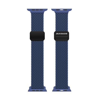 For Apple Watch Series 7 45mm DUX DUCIS Mixture Pro Series Magnetic Buckle Nylon Braid Watch Band(Rainbow) - Watch Bands by DUX DUCIS | Online Shopping South Africa | PMC Jewellery | Buy Now Pay Later Mobicred