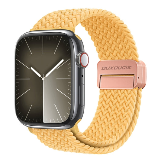 For Apple Watch SE 40mm DUX DUCIS Mixture Pro Series Magnetic Buckle Nylon Braid Watch Band(Sunny Color) - Watch Bands by DUX DUCIS | Online Shopping South Africa | PMC Jewellery | Buy Now Pay Later Mobicred