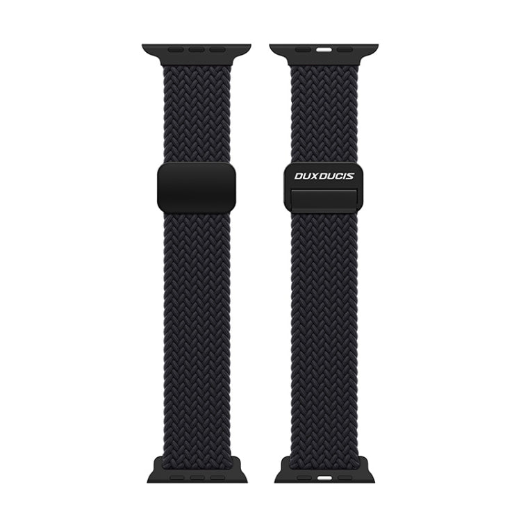 For Apple Watch Series 3 38mm DUX DUCIS Mixture Pro Series Magnetic Buckle Nylon Braid Watch Band(Midnight) - Watch Bands by DUX DUCIS | Online Shopping South Africa | PMC Jewellery | Buy Now Pay Later Mobicred