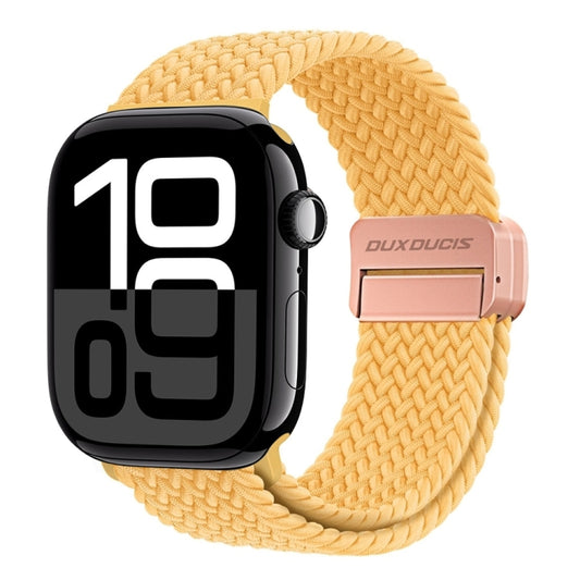 For Apple Watch Series 10 42mm DUX DUCIS Mixture Pro Series Magnetic Buckle Nylon Braid Watch Band(Sunny Color) - Watch Bands by DUX DUCIS | Online Shopping South Africa | PMC Jewellery | Buy Now Pay Later Mobicred