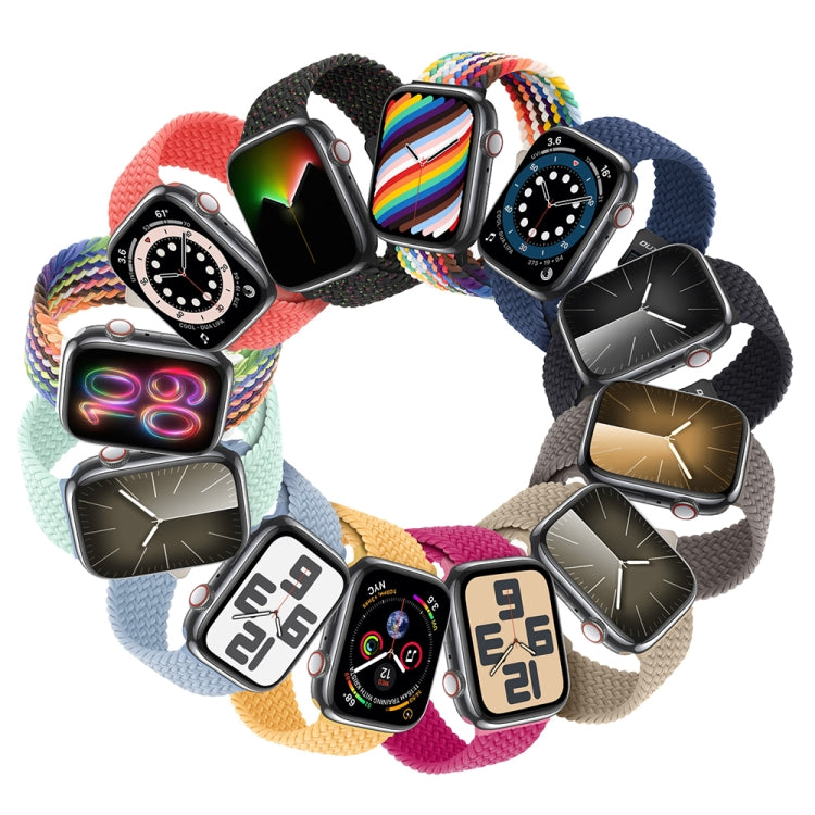 For Apple Watch Series 8 41mm DUX DUCIS Mixture Pro Series Magnetic Buckle Nylon Braid Watch Band(New Rainbow) - Watch Bands by DUX DUCIS | Online Shopping South Africa | PMC Jewellery | Buy Now Pay Later Mobicred