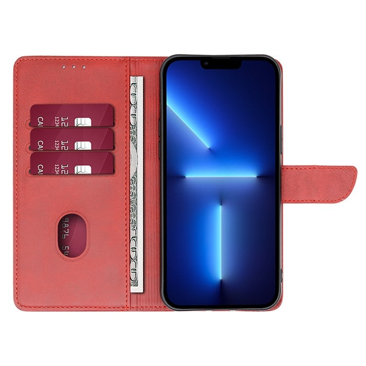 For Honor Magic6 Pro Calf Texture Buckle Flip Leather Phone Case(Red) - Honor Cases by PMC Jewellery | Online Shopping South Africa | PMC Jewellery | Buy Now Pay Later Mobicred