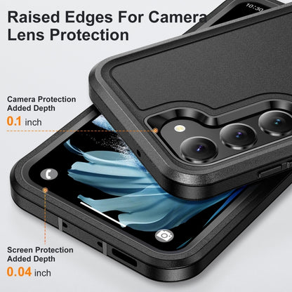 For Samsung Galaxy S24+ 5G / S25+ 5G Life Waterproof Rugged Phone Case(Black) - Galaxy S24+ 5G Cases by PMC Jewellery | Online Shopping South Africa | PMC Jewellery | Buy Now Pay Later Mobicred