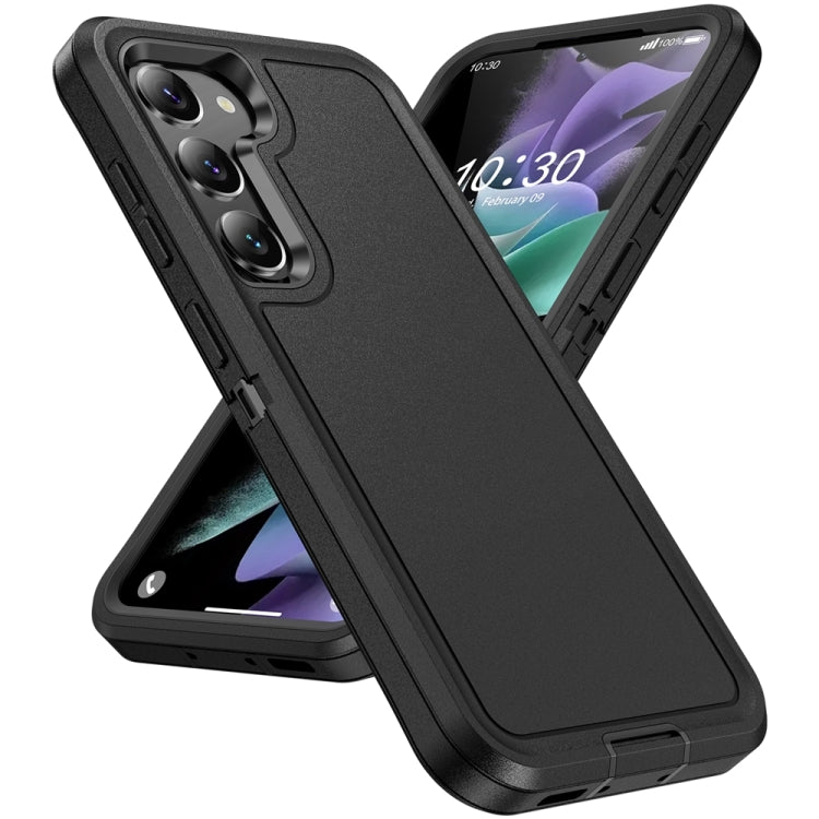 For Samsung Galaxy S24 5G / S25 5G Life Waterproof Rugged Phone Case(Black) - Galaxy S24 5G Cases by PMC Jewellery | Online Shopping South Africa | PMC Jewellery | Buy Now Pay Later Mobicred