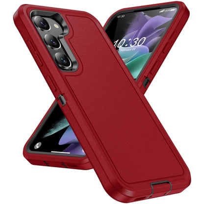 For Samsung Galaxy S24 5G / S25 5G Life Waterproof Rugged Phone Case(Red + Black) - Galaxy S24 5G Cases by PMC Jewellery | Online Shopping South Africa | PMC Jewellery | Buy Now Pay Later Mobicred