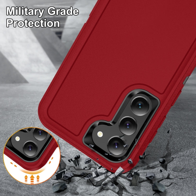 For Samsung Galaxy S24 5G / S25 5G Life Waterproof Rugged Phone Case(Red + Black) - Galaxy S24 5G Cases by PMC Jewellery | Online Shopping South Africa | PMC Jewellery | Buy Now Pay Later Mobicred