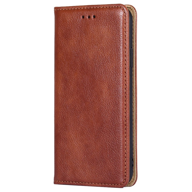 For Huawei Pura 70 Pro / Pro+ Gloss Oil Solid Color Magnetic Leather Phone Case(Brown) - Huawei Cases by PMC Jewellery | Online Shopping South Africa | PMC Jewellery | Buy Now Pay Later Mobicred