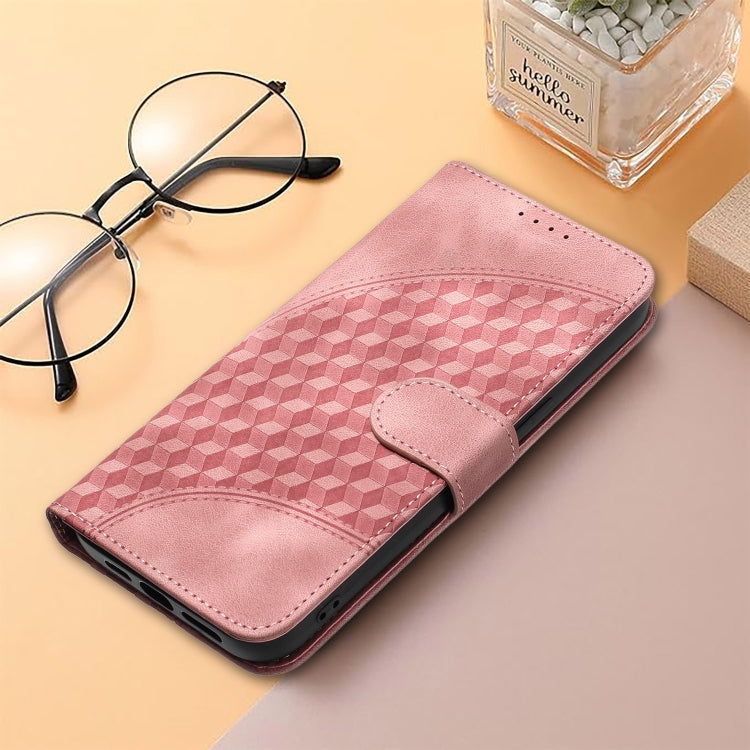 For Xiaomi Redmi K70 YX0060 Elephant Head Embossed Phone Leather Case with Lanyard(Pink) - K70 Cases by PMC Jewellery | Online Shopping South Africa | PMC Jewellery | Buy Now Pay Later Mobicred