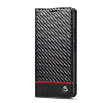 For Xiaomi Redmi Note 13 Pro 4G LC.IMEEKE Carbon Fiber Texture Flip Leather Phone Case(Horizontal Black) - Note 13 Pro Cases by LC.IMEEKE | Online Shopping South Africa | PMC Jewellery | Buy Now Pay Later Mobicred