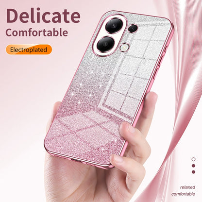 For Xiaomi Redmi Note 12 Pro 5G Gradient Glitter Powder Electroplated Phone Case(Green) - Xiaomi Cases by PMC Jewellery | Online Shopping South Africa | PMC Jewellery | Buy Now Pay Later Mobicred