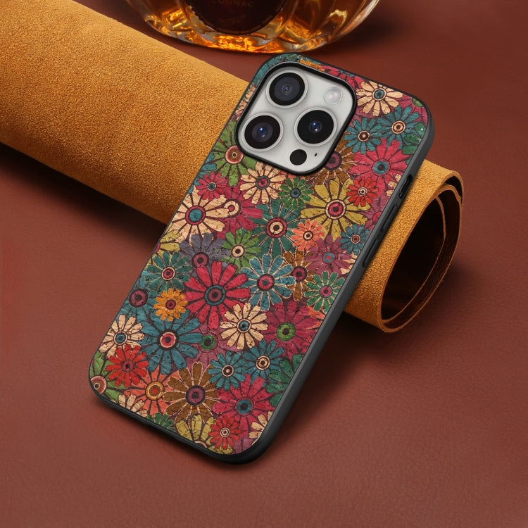 For iPhone 16 Pro Four Seasons Flower Language Series TPU Phone Case(Spring Green) - iPhone 16 Pro Cases by PMC Jewellery | Online Shopping South Africa | PMC Jewellery | Buy Now Pay Later Mobicred