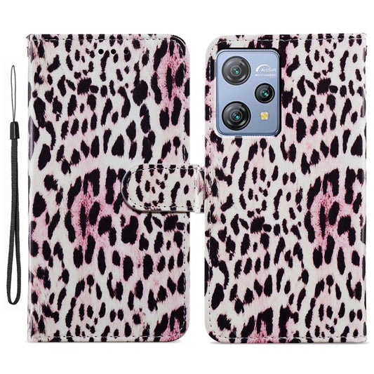 For Blackview A53 Pro Painted Pattern Horizontal Flip Leather Phone Case(Leopard) - More Brand by PMC Jewellery | Online Shopping South Africa | PMC Jewellery | Buy Now Pay Later Mobicred