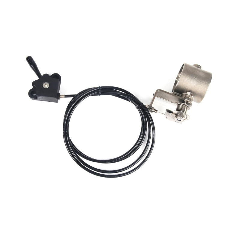 Oblique Sports Car Manually Open Exhaust Pipe Valve for 60mm Tube - Exhaust Pipes by PMC Jewellery | Online Shopping South Africa | PMC Jewellery | Buy Now Pay Later Mobicred