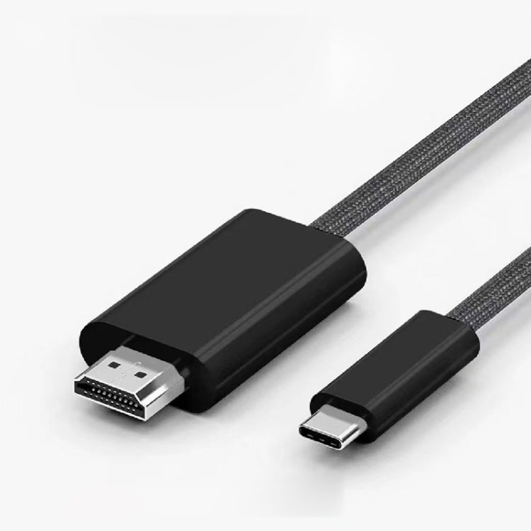 4K 30Hz USB-C / Type-C to HDMI HD Adapter Cable, Length: 1.8m(Black) - Cable by PMC Jewellery | Online Shopping South Africa | PMC Jewellery | Buy Now Pay Later Mobicred