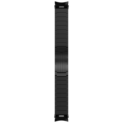 For Samsung Galaxy Watch6/6 Classic/5/5 Pro Button Style One-bead Metal Watch Band(Black) - Watch Bands by PMC Jewellery | Online Shopping South Africa | PMC Jewellery