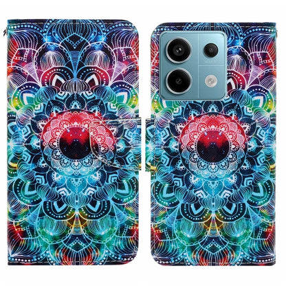 For Xiaomi Redmi Note 13 Pro 5G Colored Drawing Pattern Leather Phone Case(Mandala) - Note 13 Pro Cases by PMC Jewellery | Online Shopping South Africa | PMC Jewellery