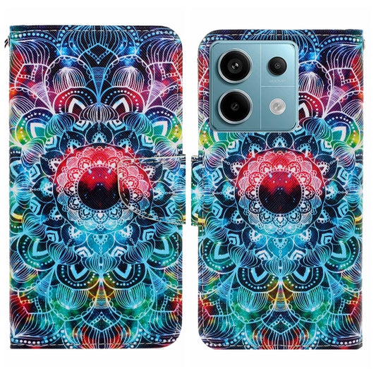 For Xiaomi Redmi Note 13 Pro 5G Colored Drawing Pattern Leather Phone Case(Mandala) - Note 13 Pro Cases by PMC Jewellery | Online Shopping South Africa | PMC Jewellery