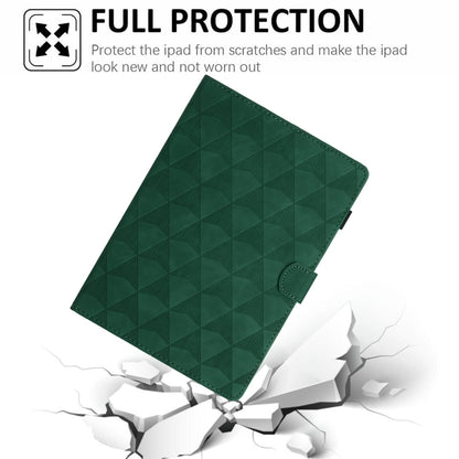 For iPad Pro 11 2024 Diamond Texture Embossed Leather Smart Tablet Case(Green) - iPad Pro 11 2024 Cases by PMC Jewellery | Online Shopping South Africa | PMC Jewellery | Buy Now Pay Later Mobicred