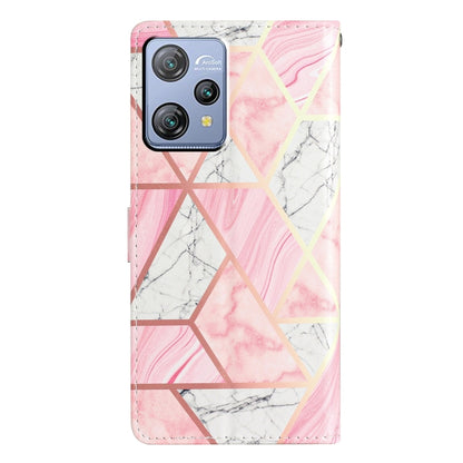 For Blackview A53 Pro Colored Drawing Leather Phone Case(Pink Marble) - More Brand by PMC Jewellery | Online Shopping South Africa | PMC Jewellery | Buy Now Pay Later Mobicred