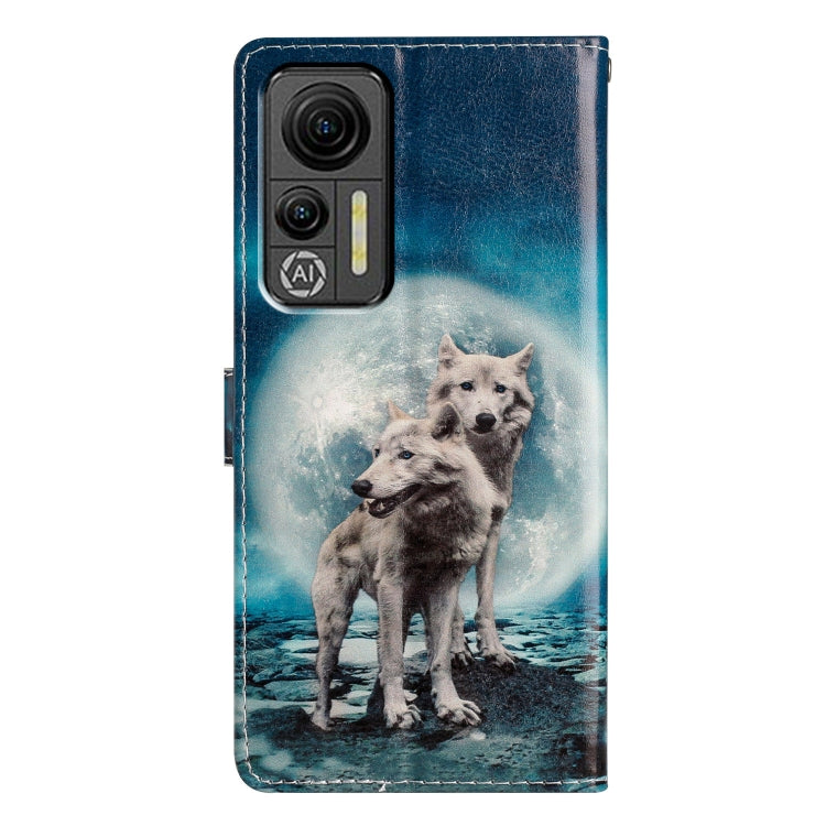 For Ulefone Note 14 Colored Drawing Leather Phone Case(Twin Wolves) - Ulefone Cases by PMC Jewellery | Online Shopping South Africa | PMC Jewellery | Buy Now Pay Later Mobicred