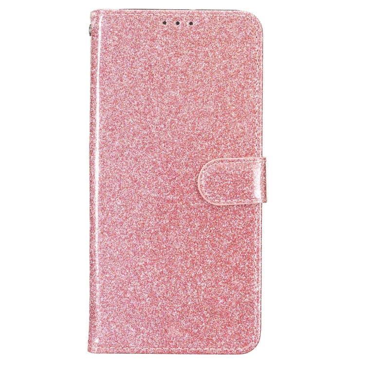 For Blackview A53 Pro Glitter Powder Flip Leather Phone Case(Rose Gold) - More Brand by PMC Jewellery | Online Shopping South Africa | PMC Jewellery | Buy Now Pay Later Mobicred