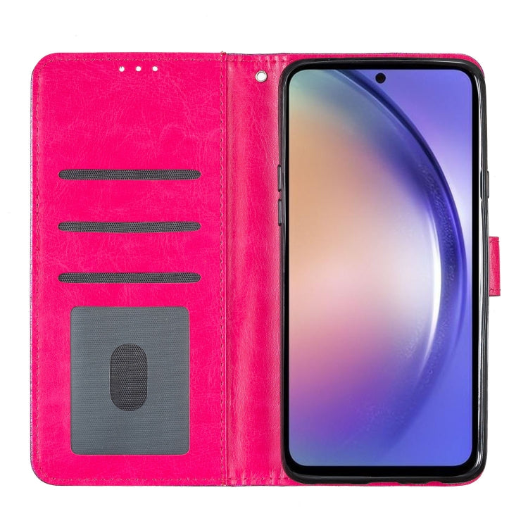 For Blackview A55 Pro Glitter Powder Flip Leather Phone Case(Rose Red) - More Brand by PMC Jewellery | Online Shopping South Africa | PMC Jewellery | Buy Now Pay Later Mobicred