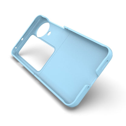 For OPPO Find N3 Flip Magic Shield Fold PC Shockproof Phone Case(Light Blue) - Find N3 Flip Cases by PMC Jewellery | Online Shopping South Africa | PMC Jewellery | Buy Now Pay Later Mobicred