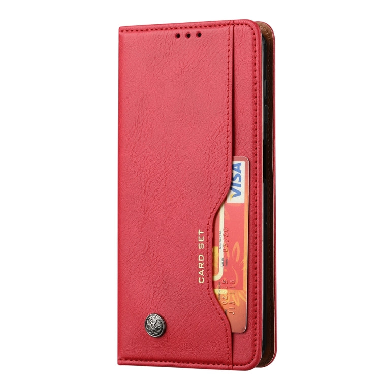 For Samsung Galaxy S25+ 5G Knead Skin Texture Flip Leather Phone Case(Red) - Galaxy S25+ 5G Cases by PMC Jewellery | Online Shopping South Africa | PMC Jewellery | Buy Now Pay Later Mobicred