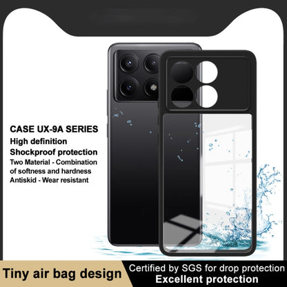For Xiaomi Poco X6 Pro 5G/Redmi K70E 5G imak UX-9A Series Four-corner Airbag Shockproof Phone Case - K70E Cases by imak | Online Shopping South Africa | PMC Jewellery | Buy Now Pay Later Mobicred