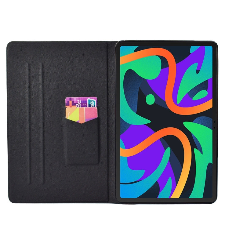 For Lenovo Tab M11/ Xiaoxin Pad 11 2024 Voltage Coloured Drawing Smart Leather Tablet Case(Blue Beach) - Lenovo by PMC Jewellery | Online Shopping South Africa | PMC Jewellery | Buy Now Pay Later Mobicred