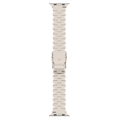 For Apple Watch SE 40mm Butterfly Type Titanium Steel Watch Band(Grey) - Watch Bands by PMC Jewellery | Online Shopping South Africa | PMC Jewellery